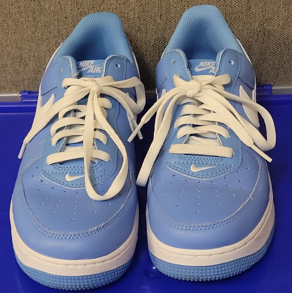 Nike Air Force 1s Carolina Blue Anniversary Edition